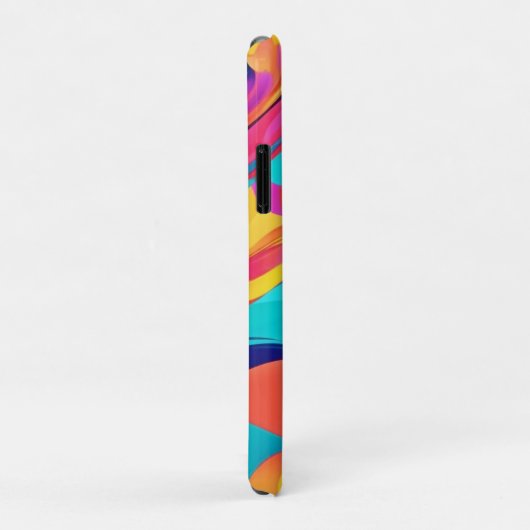 Levendige Draaiende Abstracte Kunst Case-Mate iPhone Case (Achterkant/rechts)