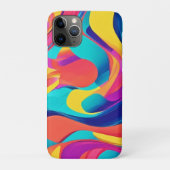 Levendige Draaiende Abstracte Kunst Case-Mate iPhone Case (Achterkant)