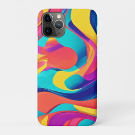 Levendige Draaiende Abstracte Kunst Case-Mate iPhone Case
