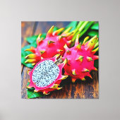 Levendige Dragon Fruit Beauty Design Canvas Afdruk (Voorkant)