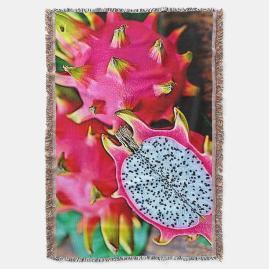 Levendige Dragon Fruit Beauty Design Deken (Voorkant Verticaal)