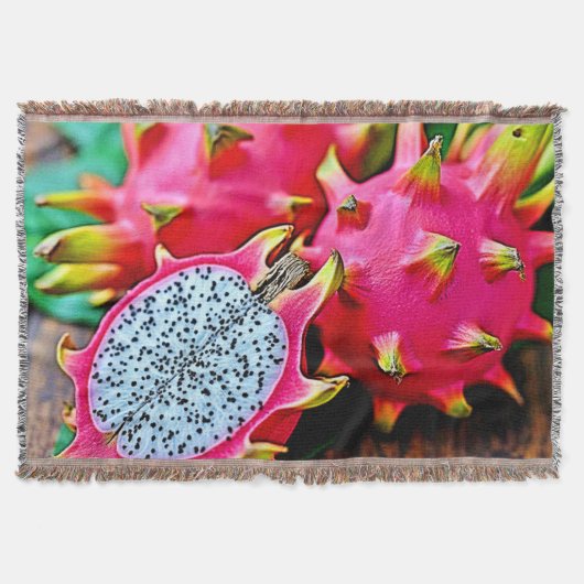 Levendige Dragon Fruit Beauty Design Deken (Voorkant)