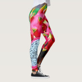 Levendige Dragon Fruit Beauty Design Leggings (Rechts)