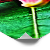 Levendige Dragon Fruit Beauty Design Poster (Hoek)