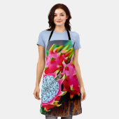 Levendige Dragon Fruit Beauty Design Schort (Gedragen)