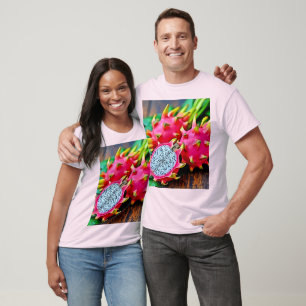 Levendige Dragon Fruit Beauty Design T-shirt