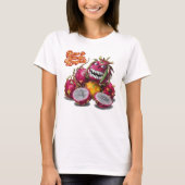 Levendige Dragon Fruit brult T-shirt (Voorkant)