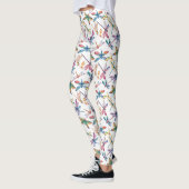Levendige Dragonfly Dance Leggings (Links)