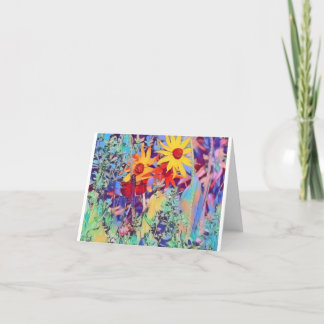 Levendige Dragonfly Susan Bedankkaart