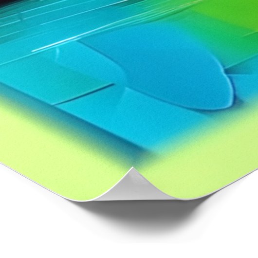 Levendige Dreamscape Autumn's Symphony Art Poster (Hoek)