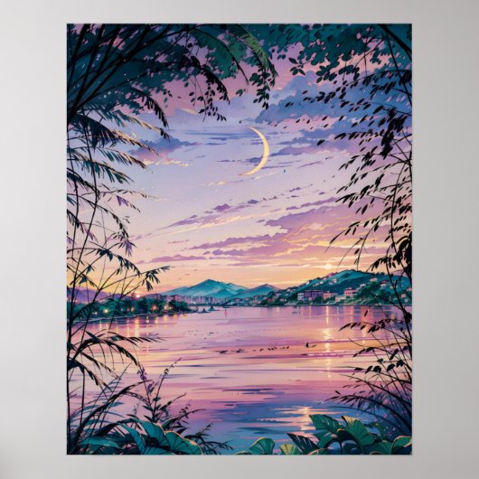 Levendige Dreamscape Poster (Voorkant)