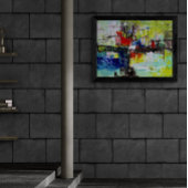 "Levendige Dromen", Abstracte Kunst Canvas Afdruk