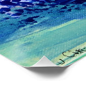 "Levendige Dromen", Abstracte Kunst Perfect Poster (Hoek)