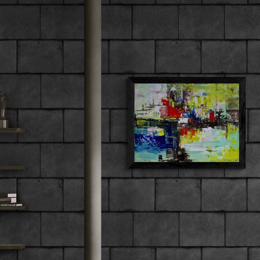 "Levendige Dromen", Abstracte Kunst Perfect Poster