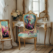 Levendige dromen, Floral Fantasy Portretkunst Tissuepapier