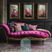 Levendige dromen, Floral Fantasy Portretkunst Tissuepapier