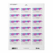 Levendige Droom Adreslabel Etiket (Full Sheet)