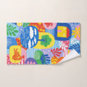 Levendige droomlandschap: Whimsicale abstracte wer Handdoek (Handdoek)