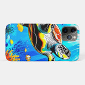 Levendige droomwereld van zeeschildpadden Case-Mate iPhone case (Achterkant (horizontaal))