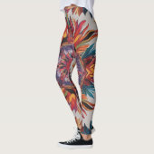 Levendige dynamische all-over-print Leggings – vet (Links)