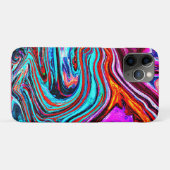 Levendige Dynamische Tinten Abstract Patroon Case-Mate iPhone Case (Achterkant (horizontaal))