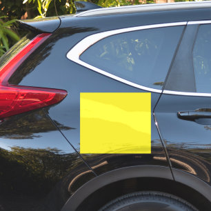 Levendige effen gele achtergrond sticker
