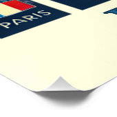 Levendige Eiffeltoren - Frankrijk Poster (Hoek)