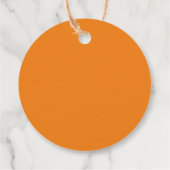 Levendige elegante herfstbladeren Thanksgiving Bedankjes Labels (Achterkant)