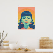 Levendige elegantie poster (Keuken)