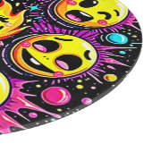 Levendige Emoji Pop Art Snijplank (Hoek)