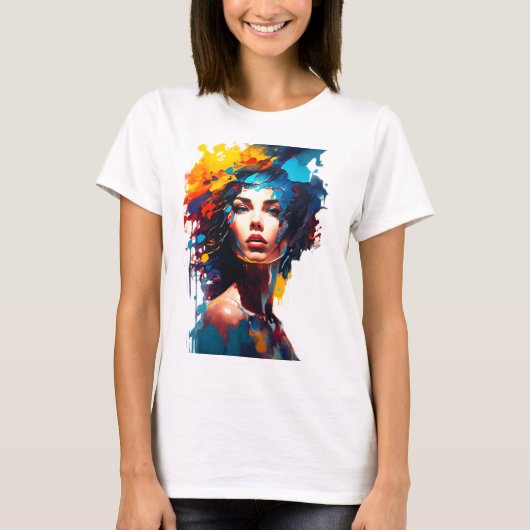 Levendige emoties t-shirt (Voorkant)