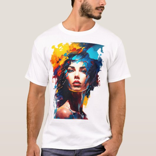 Levendige emoties t-shirt (Voorkant)