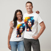 Levendige emoties t-shirt (Unisex)