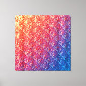 Levendige emotionele mozaïeksprankeling canvas afdruk (Voorkant)