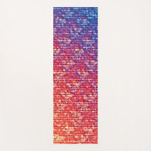Levendige emotionele mozaïeksprankeling yogamat (Voorkant)