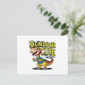 Levendige en grillige vectorillustratie van een ki briefkaart (Staand voorkant)