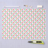 Levendige en kleurrijke cirkels en pleinen tissuepapier (Craft)