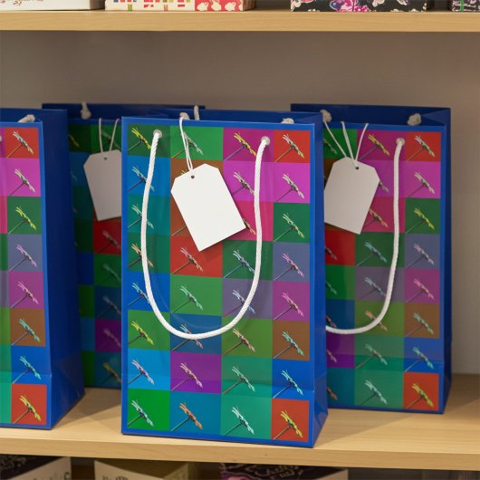 Levendige en stijlvolle kleurrijke Floral Gift Bag Klein Cadeauzakje