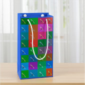 Levendige en stijlvolle kleurrijke Floral Gift Bag Klein Cadeauzakje