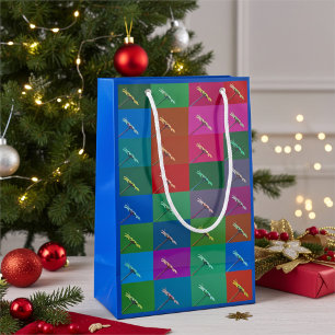 Levendige en stijlvolle kleurrijke Floral Gift Bag Klein Cadeauzakje