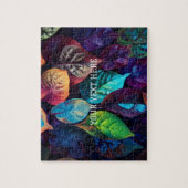 Levendige en visueel opvallende regeling van verlo legpuzzel (Verticaal)