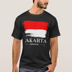 Levendige energie van Jakarta, Indonesië T-shirt