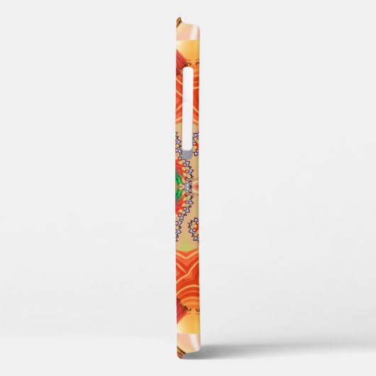 Levendige energiekleuren: mandala design. Case-Mate iPhone case (Achterkant / Links)