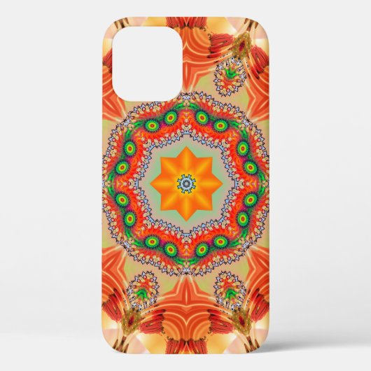 Levendige energiekleuren: mandala design. Case-Mate iPhone case (Achterkant)