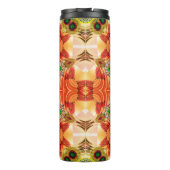 Levendige energiekleuren: mandala design. thermosbeker (Achterkant)