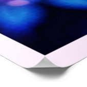 Levendige etherische bloei artwork poster (Hoek)