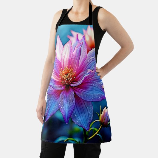 Levendige etherische bloei artwork schort (Insitu)