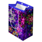 Levendige Exploding Waterverf Mandala's - Medium Cadeauzakje (Voorkant Gekanteld)