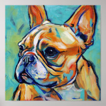 Levendige Expressionistische Franse Pop Art Portre
