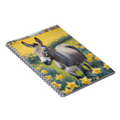 Levendige ezel en gele narcissen notitieboek (Rechterzijde)